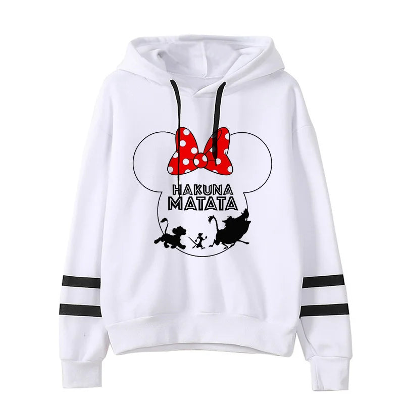 Fashion Cool  Hakuna Matata Hoodie Disney The Lion King Sweatshirt  Women Clothes Hoody Famale Hoodies Kawaii