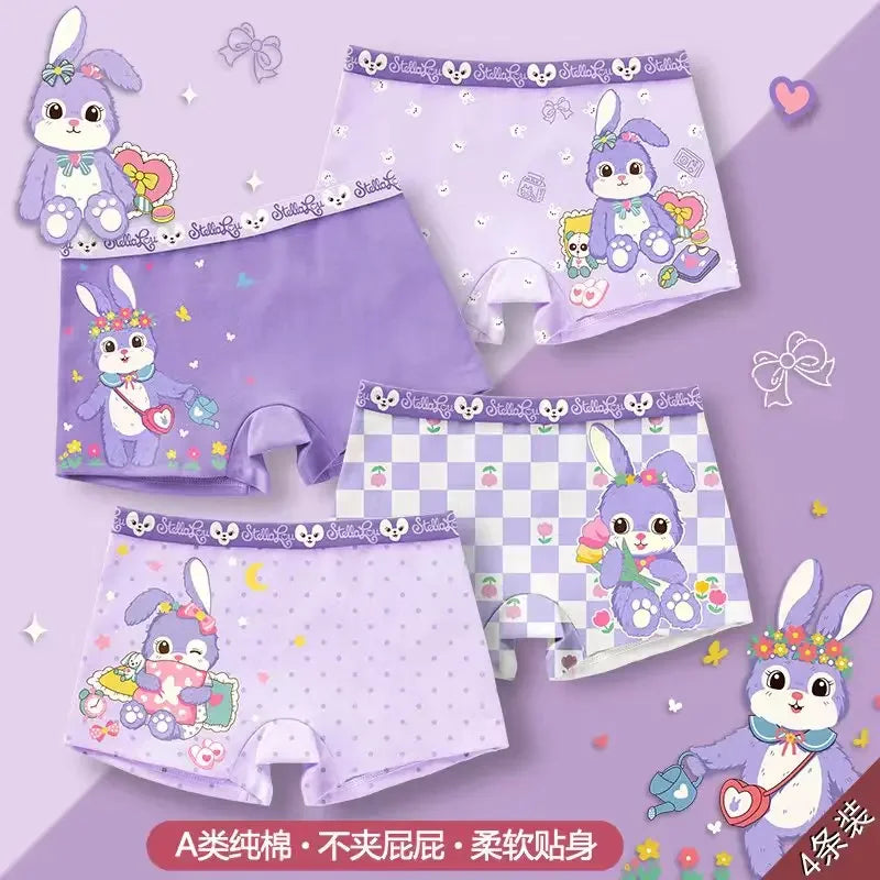 Sanrio Kuromi Child Underpantsteen Boy Panties Women's Briefs Underwear Children's Boxer Panties Girl Shorts Boxed Briefs Shorts