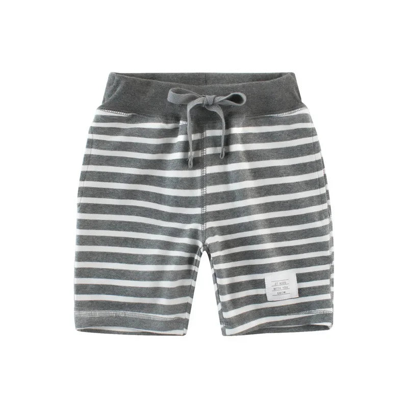 2024 Summer Clothing Striped Cotton Shorts for Boys Toddler Panties Kids Clothes Beach Short Children Sports Pants Dropship